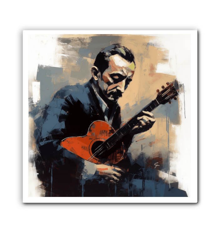 Guitar Guru Wrapped Canvas - Beyond T-shirts