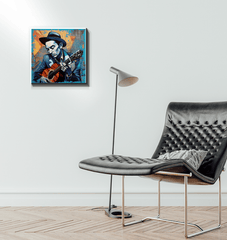 Premium wrapped canvas featuring a guitar.