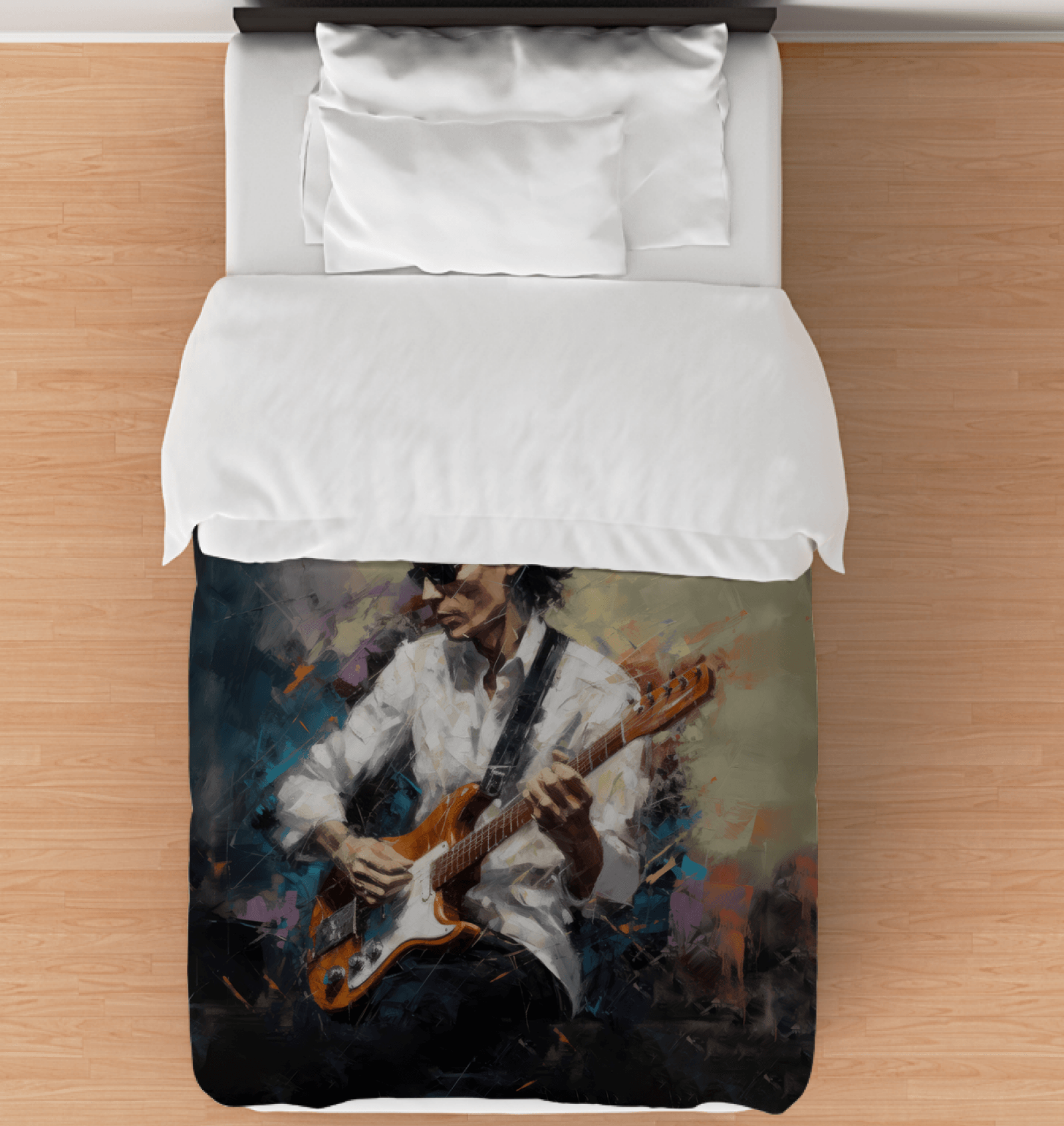 Guitar Legend Duvet Cover - Beyond T-shirts