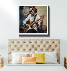 Guitar Legend Wrapped Canvas - Beyond T-shirts