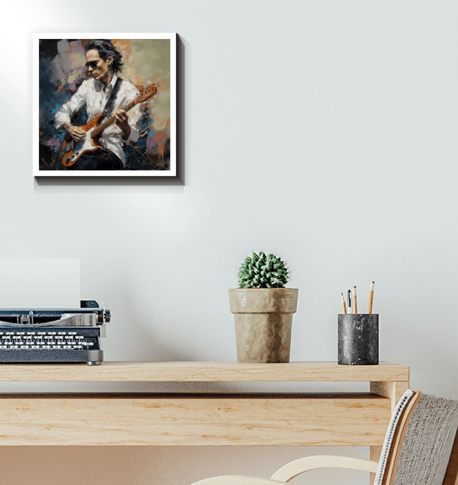 Guitar Legend Wrapped Canvas - Beyond T-shirts