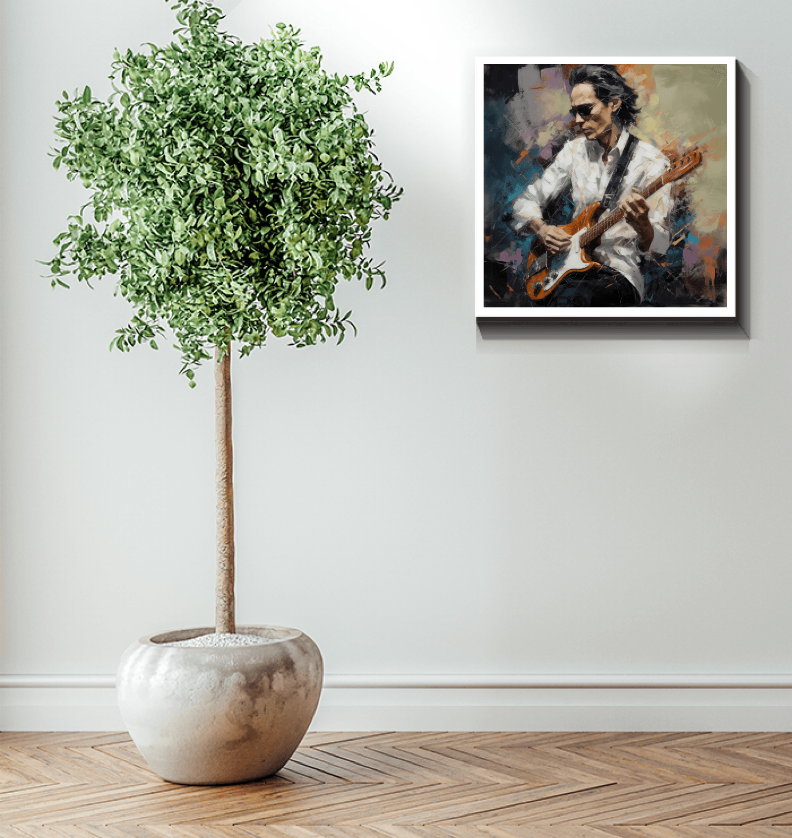 Guitar Legend Wrapped Canvas - Beyond T-shirts
