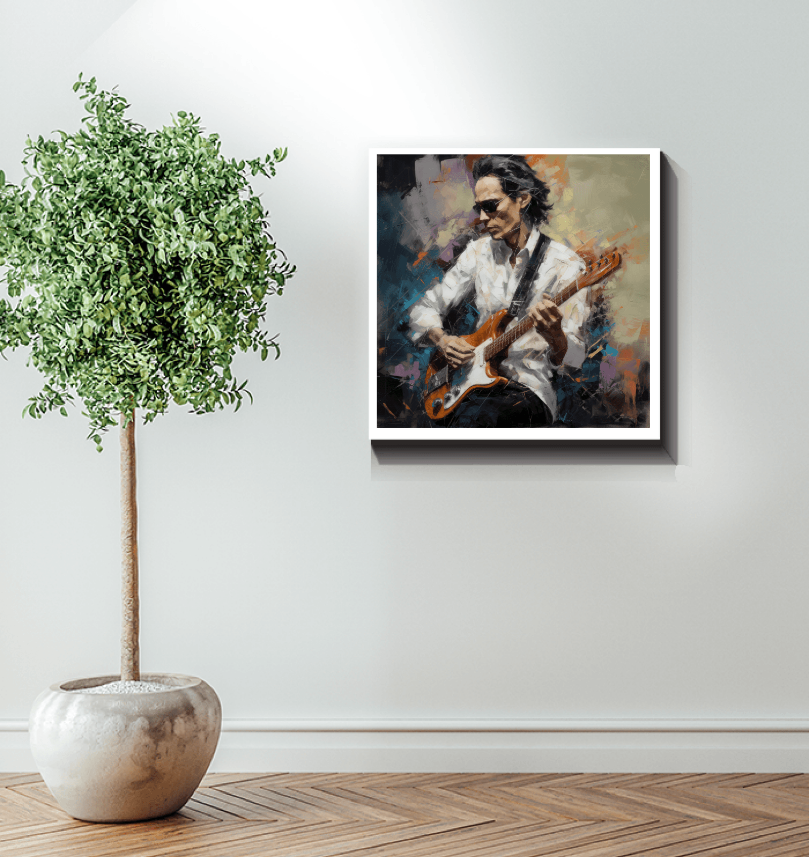 Guitar Legend Wrapped Canvas - Beyond T-shirts