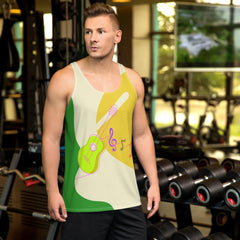 Guitar Line art Men's Tank Top - Beyond T-shirts