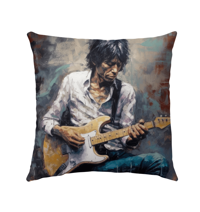 Guitar Wizard Outdoor Pillow - Beyond T-shirts