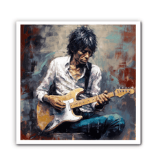 Guitar Wizard Wrapped Canvas - Beyond T-shirts