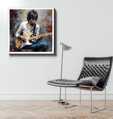 Guitar Wizard Wrapped Canvas - Beyond T-shirts