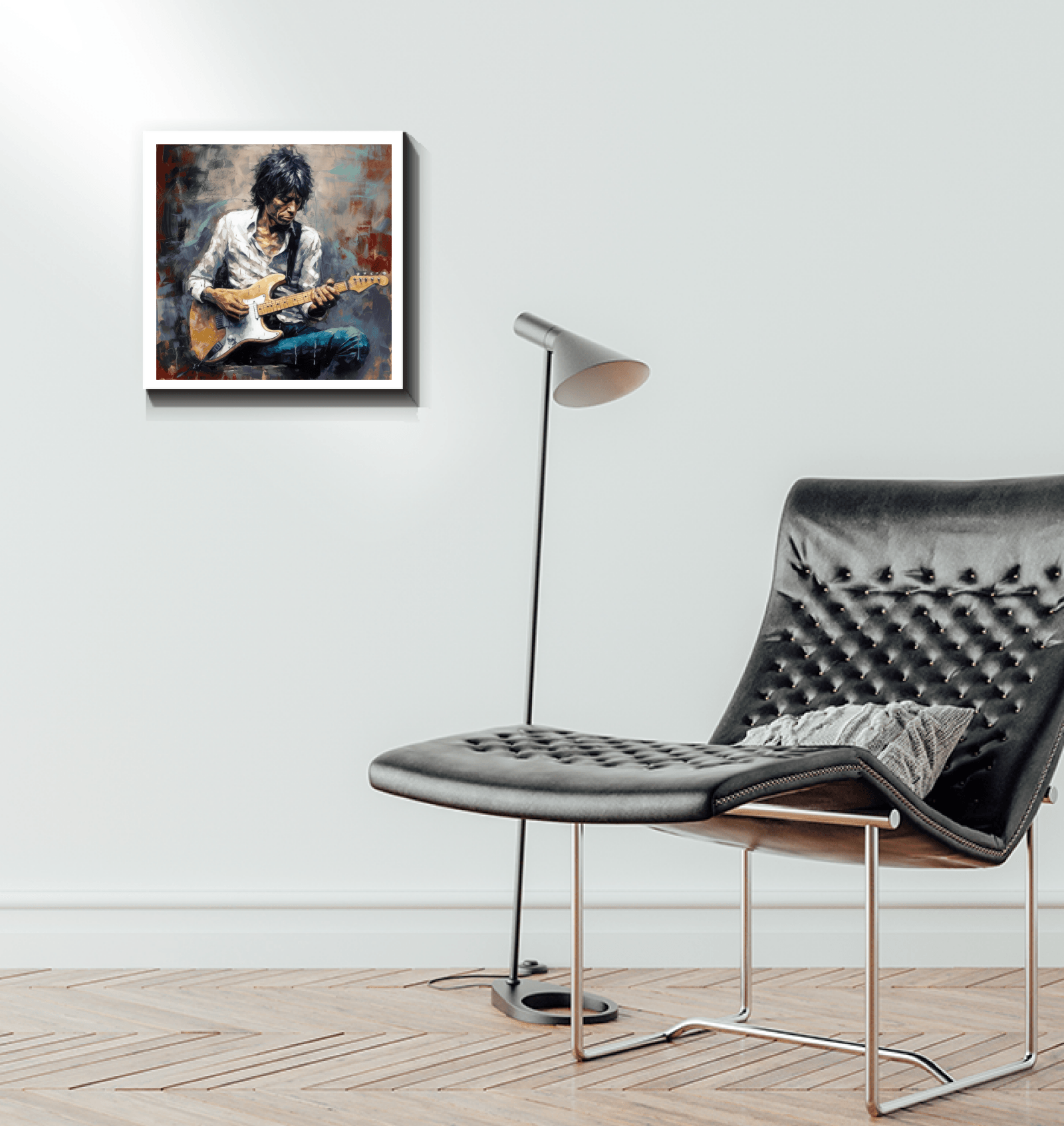 Guitar Wizard Wrapped Canvas - Beyond T-shirts