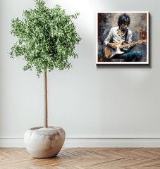 Guitar Wizard Wrapped Canvas - Beyond T-shirts