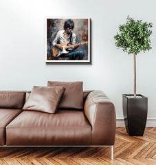 Guitar Wizard Wrapped Canvas - Beyond T-shirts
