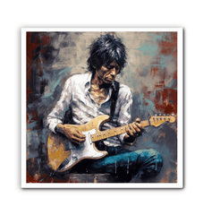 Guitar Wizard Wrapped Canvas - Beyond T-shirts