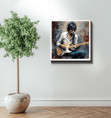 Guitar Wizard Wrapped Canvas - Beyond T-shirts