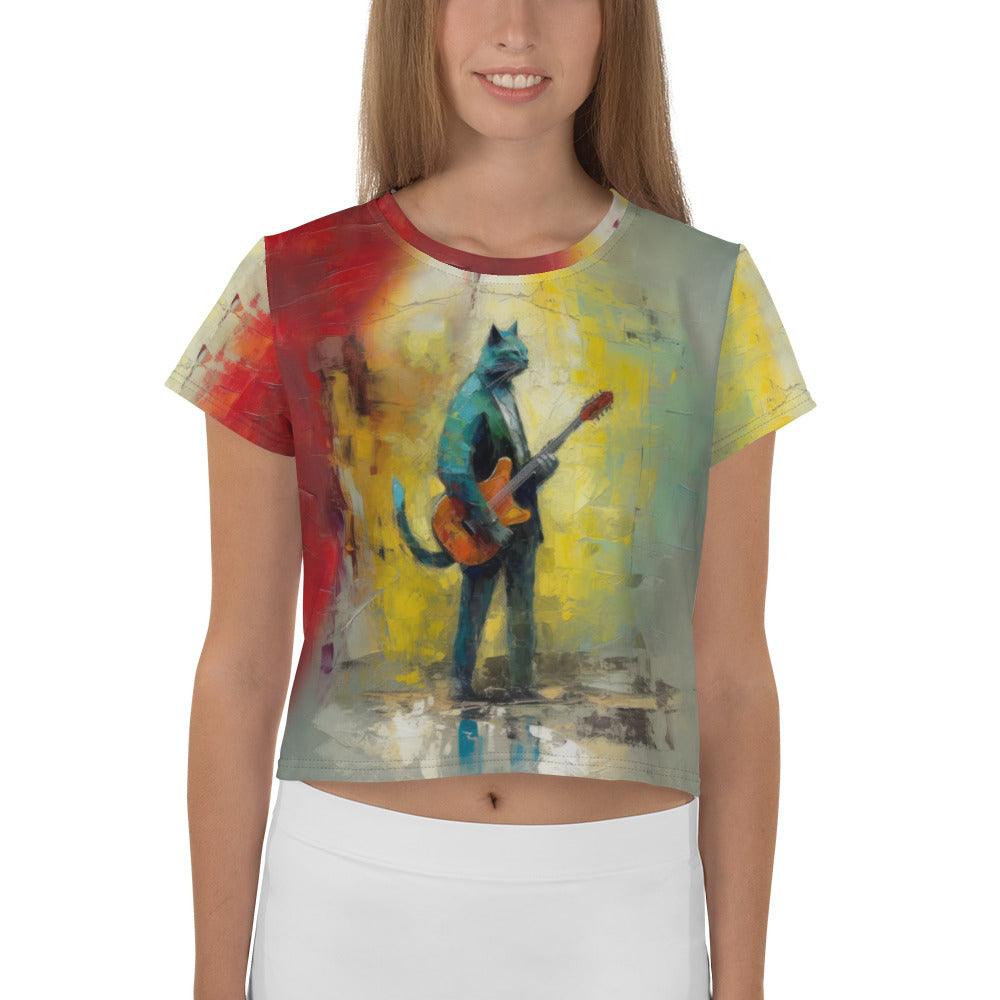 Harmonic Hero All-Over Print Crop Tee - Beyond T-shirts