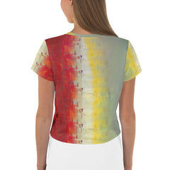 Harmonic Hero All-Over Print Crop Tee - Beyond T-shirts