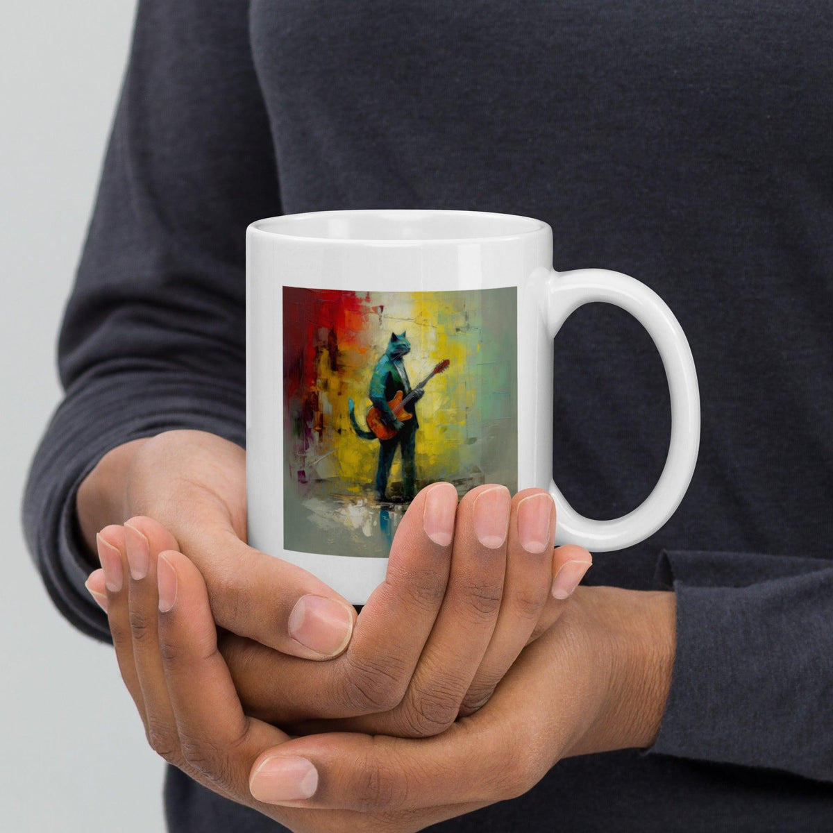 Harmonic Hero White Glossy Mug - Beyond T-shirts