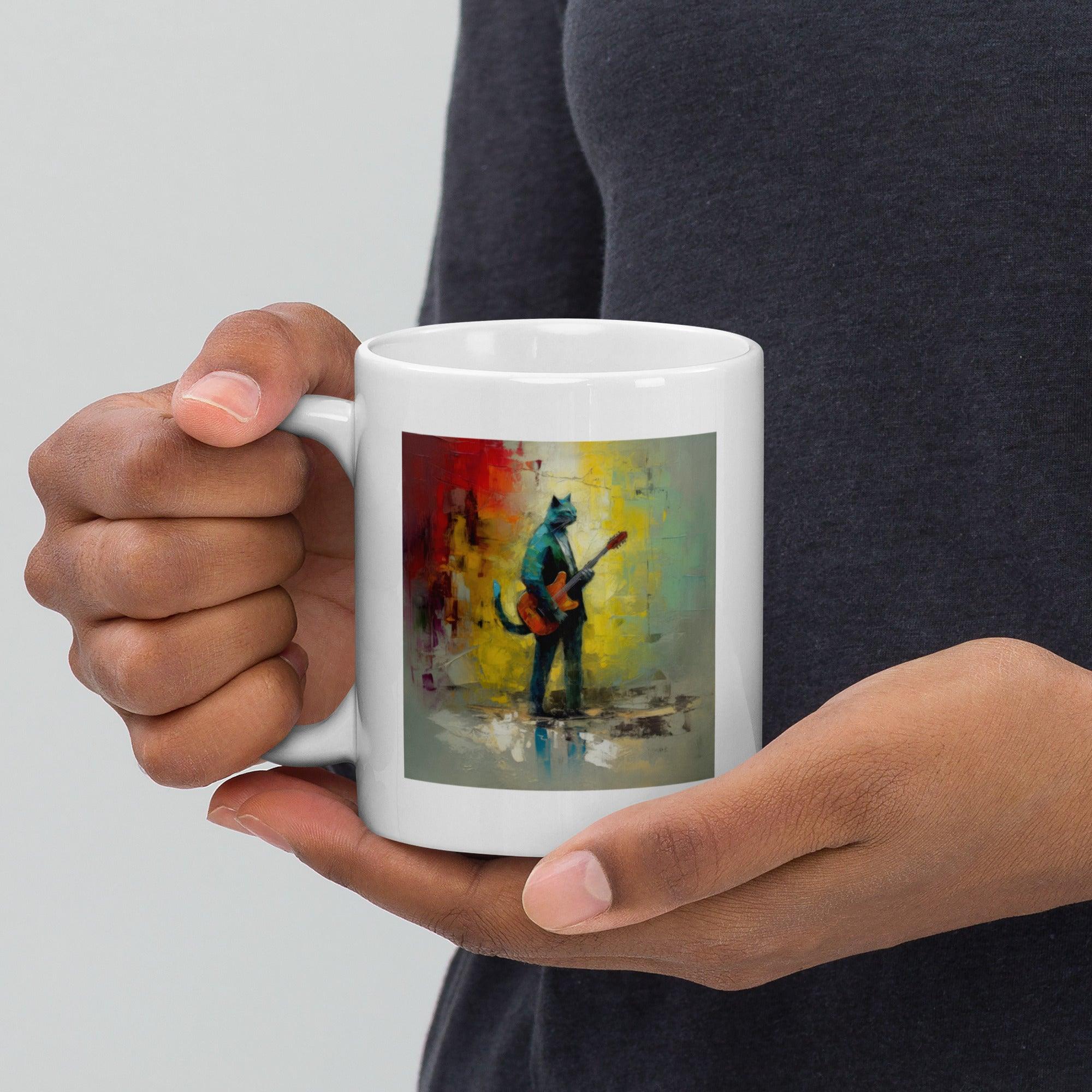 Harmonic Hero White Glossy Mug - Beyond T-shirts