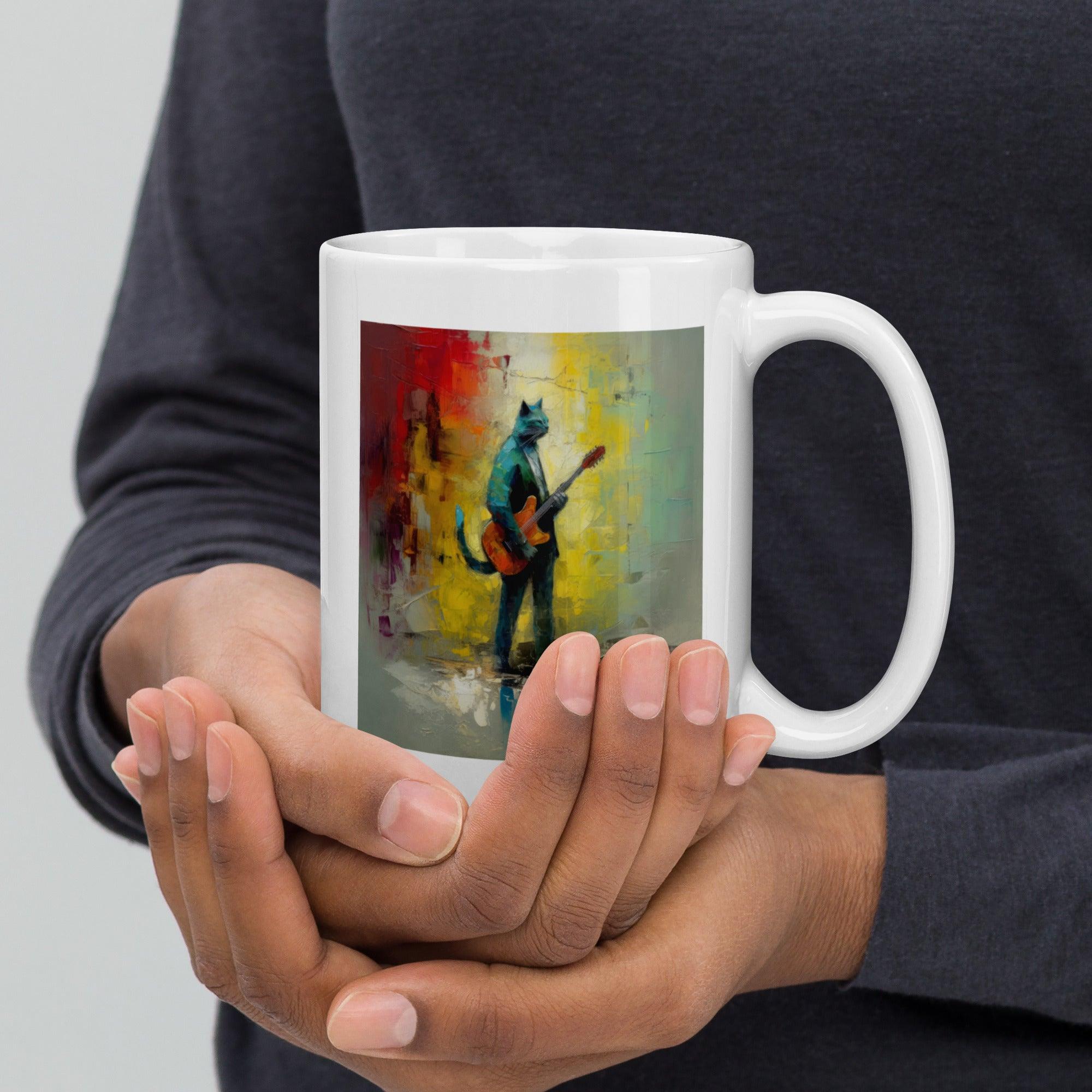 Harmonic Hero White Glossy Mug - Beyond T-shirts