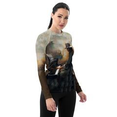 Harmonic Horizon Women's Rash Guard - Beyond T-shirts