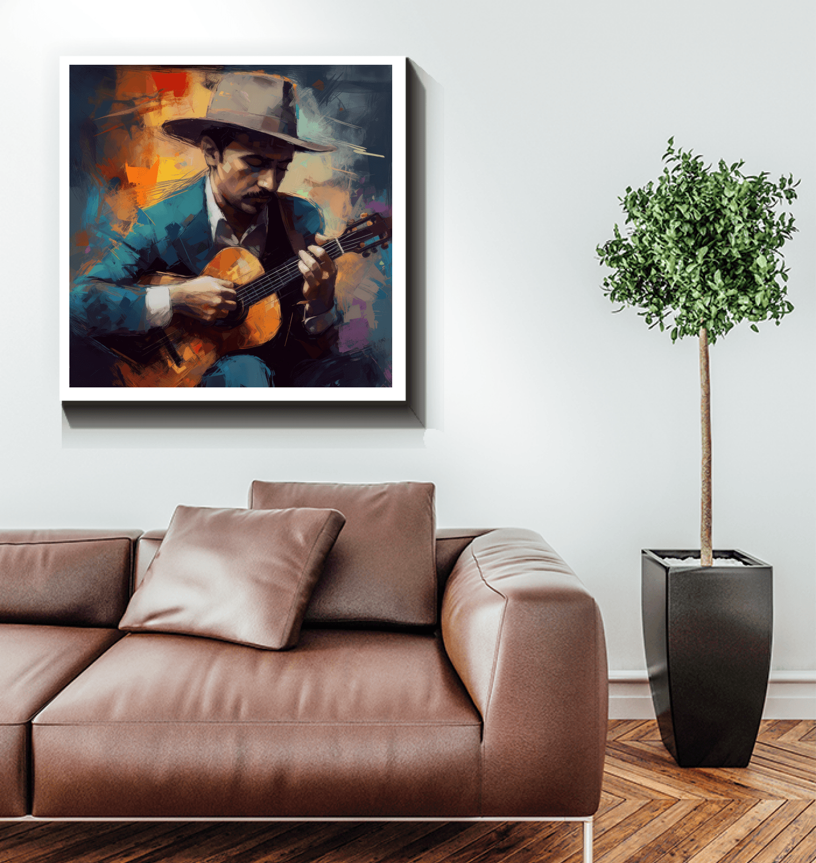 Harmonic Hues Wrapped Canvas - Beyond T-shirts