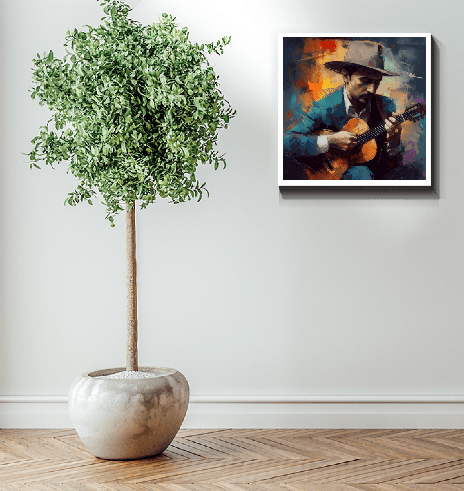 Harmonic Hues Wrapped Canvas - Beyond T-shirts