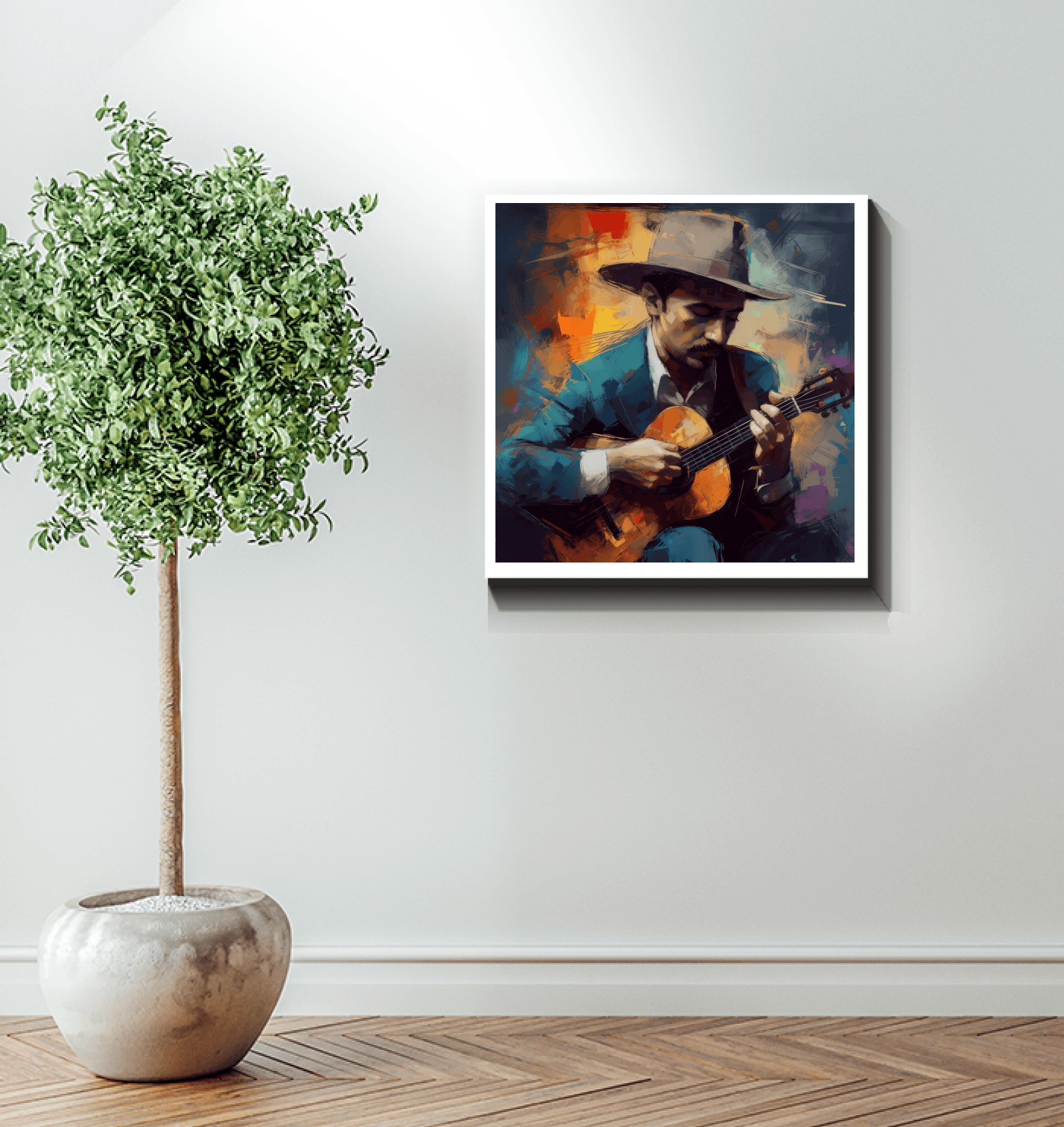 Harmonic Hues Wrapped Canvas - Beyond T-shirts