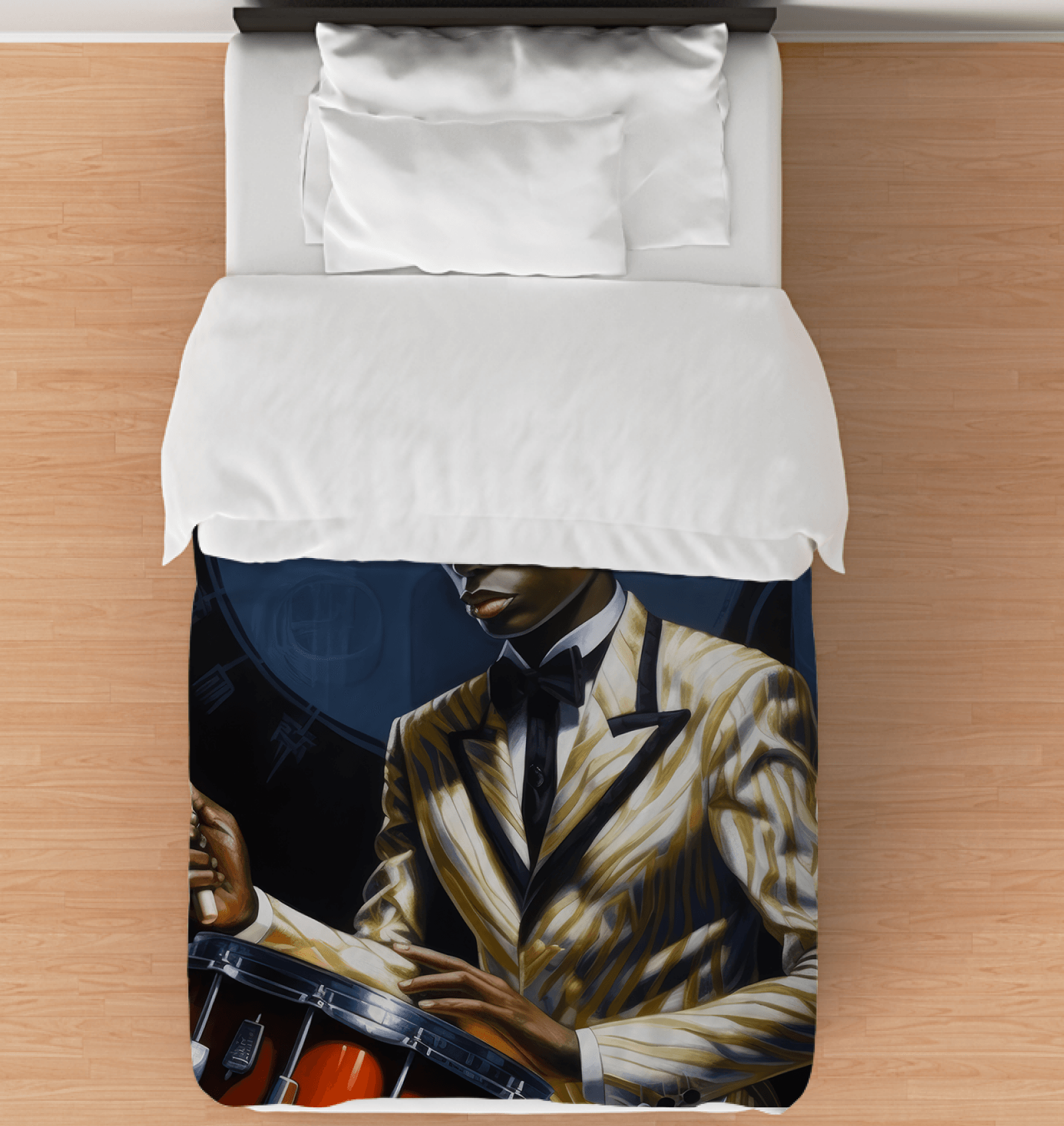 Harmonies Evoke Nostalgia Duvet Cover - Beyond T-shirts