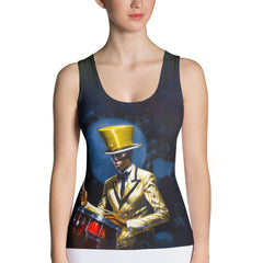 Harmonies Evoke Nostalgia Sublimation Tank Top - Front View