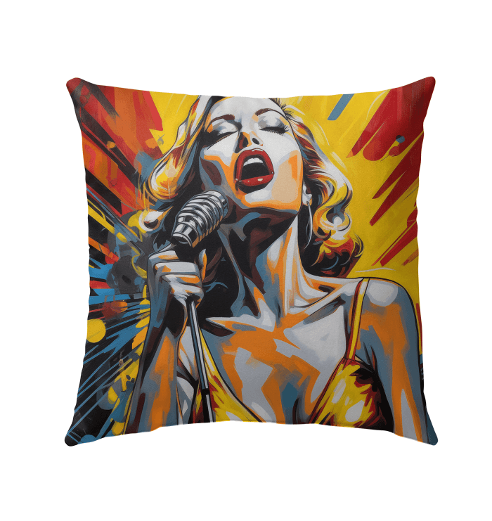 Harmonies Heal The World Outdoor Pillow - Beyond T-shirts