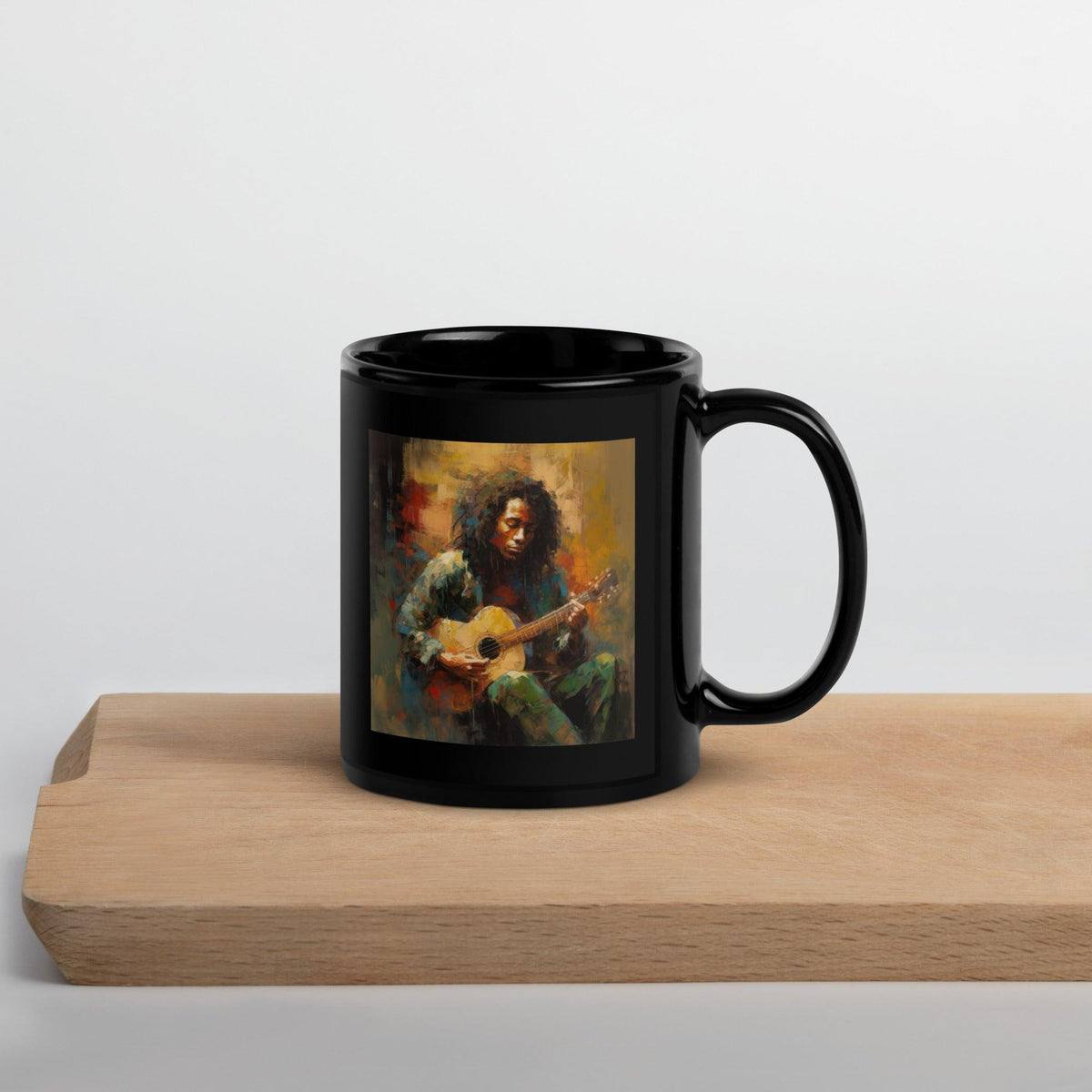 Harmonious Hues Black Glossy Mug - Beyond T-shirts