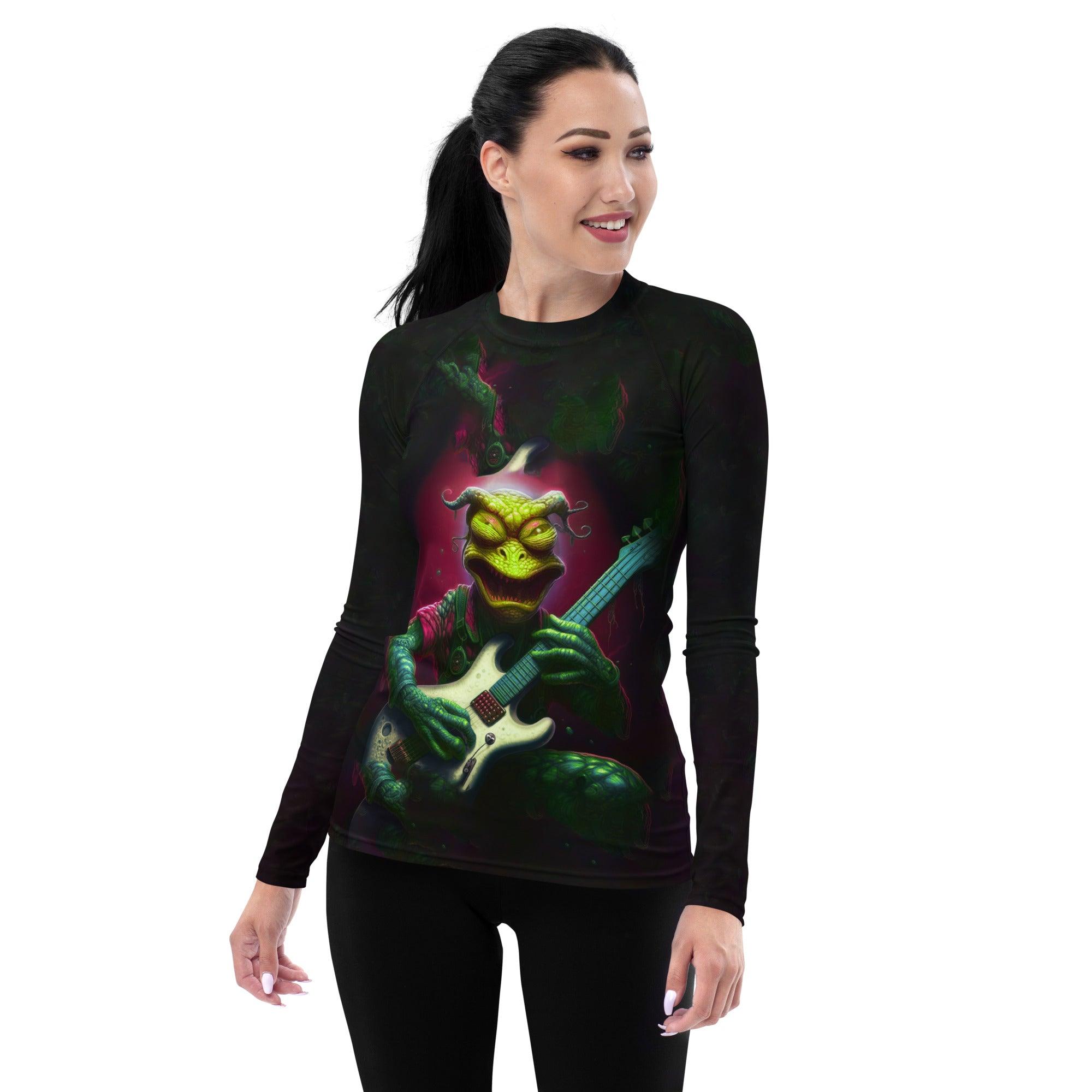 Harmonious Hues Women's Rash Guard - Beyond T-shirts