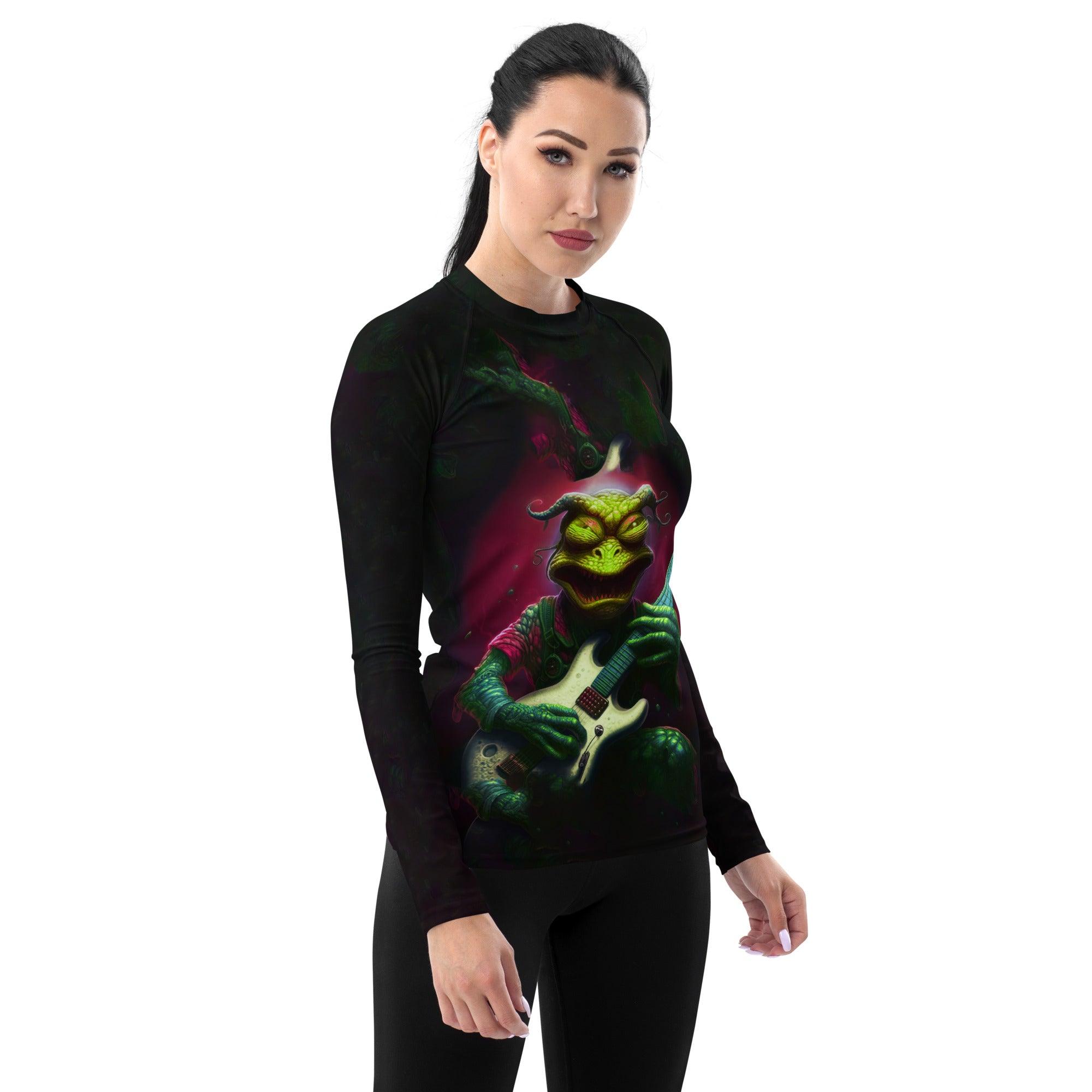 Harmonious Hues Women's Rash Guard - Beyond T-shirts