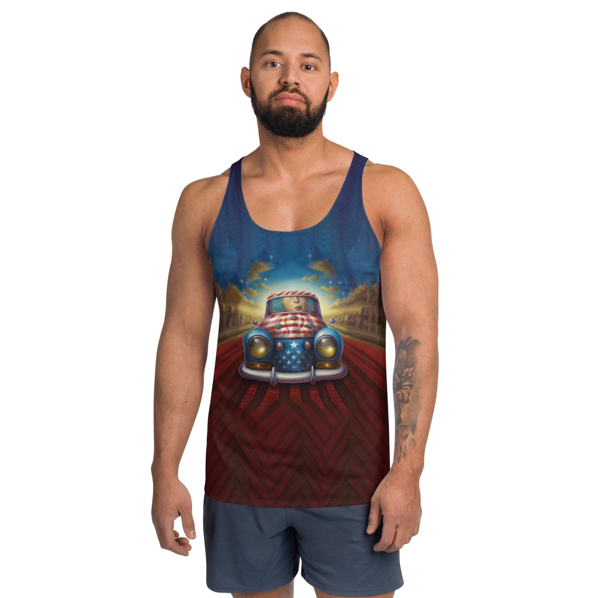 Heart Of The Nation Men's Tank Top - Beyond T-shirts