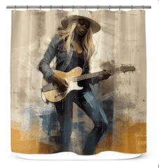 Heavy Metal Opuses Shower Curtain - Beyond T-shirts