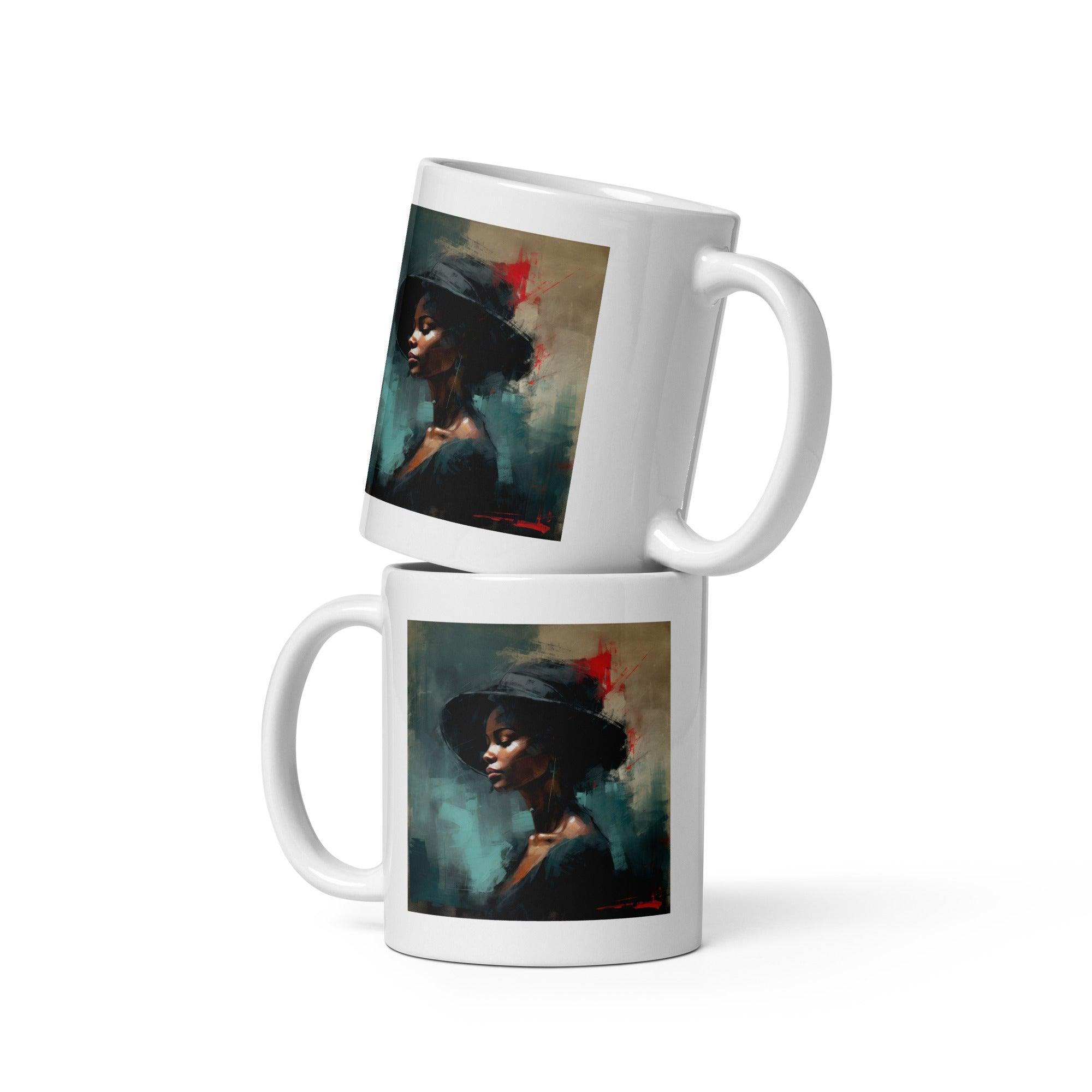 Hip Hop Rhythms White glossy mug - Beyond T-shirts