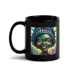 Home Of The Brave Black Glossy Mug - Beyond T-shirts