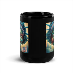 Home Of The Brave Black Glossy Mug - Beyond T-shirts