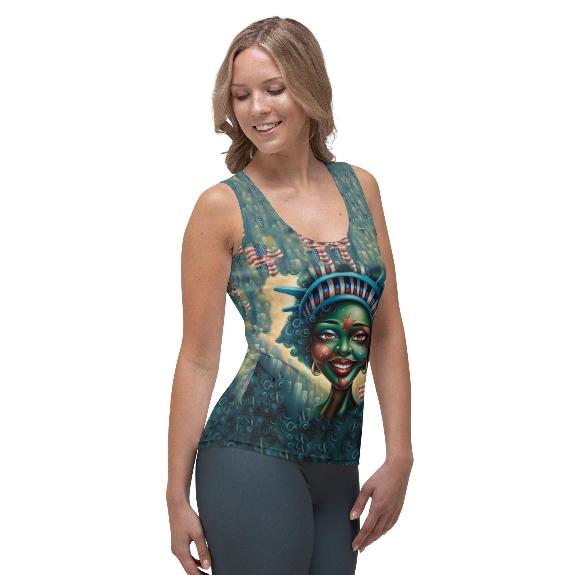 Home of the Brave Sublimation Cut & Sew Tank Top - Beyond T-shirts