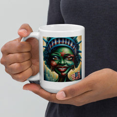 Home Of The Brave White Glossy Mug - Beyond T-shirts