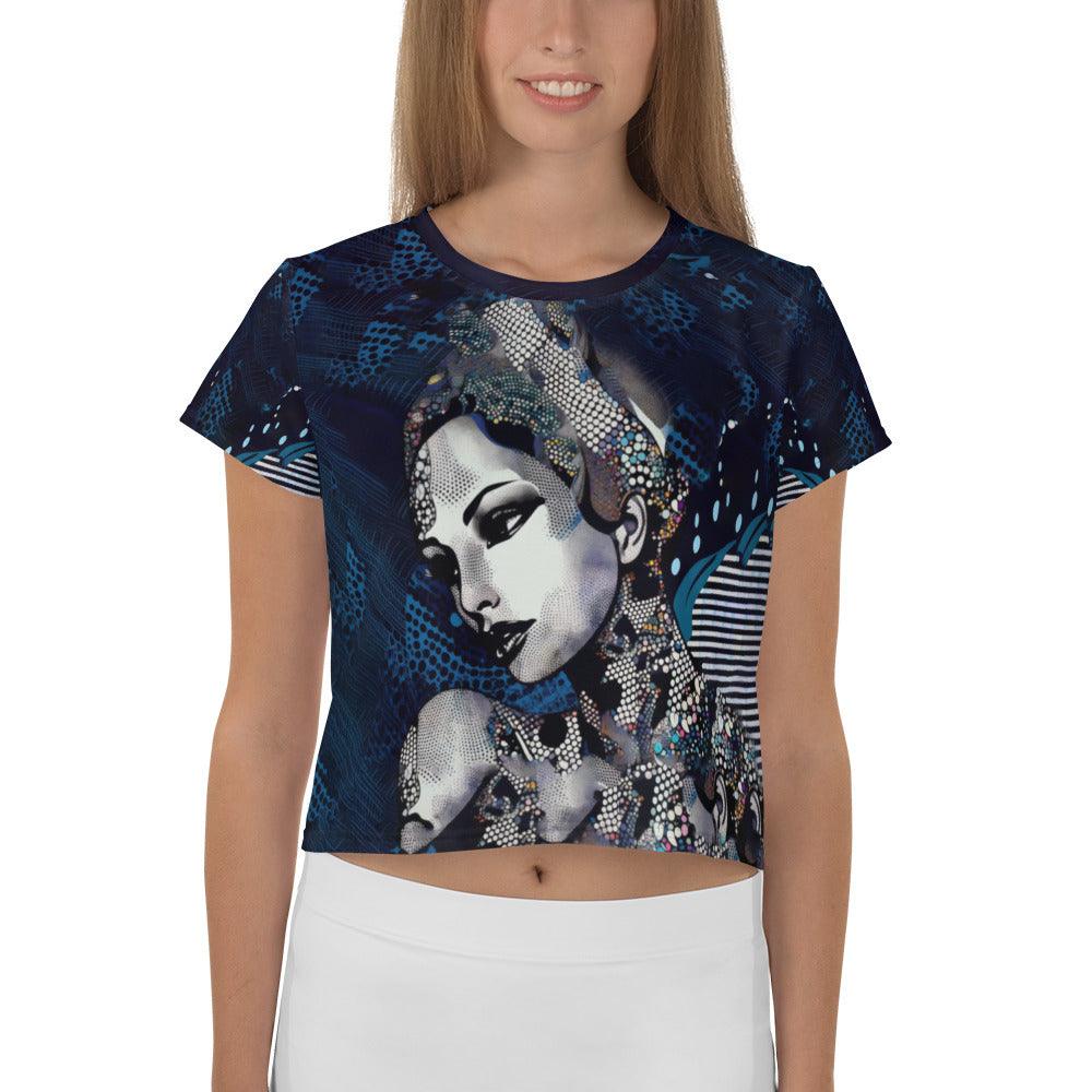 Illustration Ideas All-Over Print Crop Tee - Beyond T-shirts