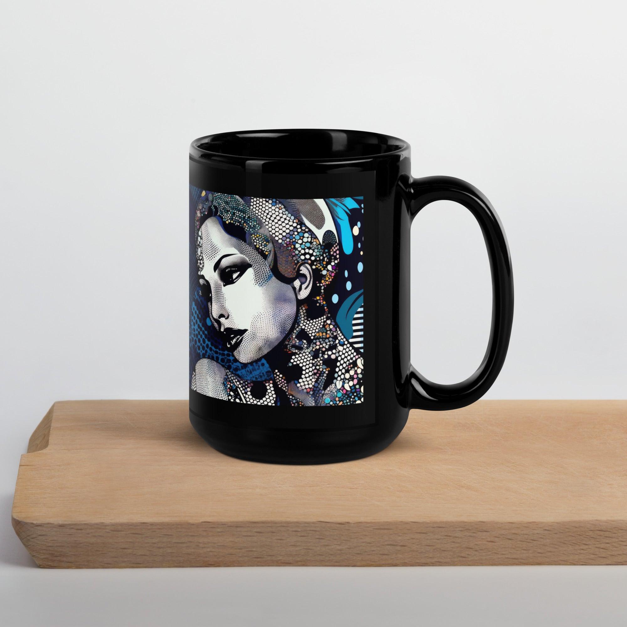 Unique Illustrated Mug for Coffee Lover