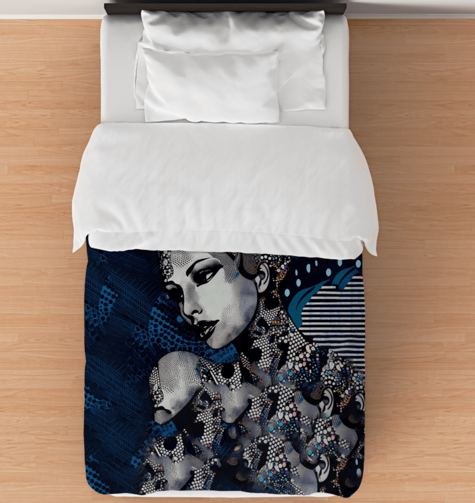 Illustration Ideas Duvet Cover - Artistic Bedroom Decor