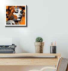 Wall art of Illustration Inklings on canvas for modern decor.