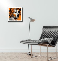 Illustration Inklings canvas print in vibrant colors.