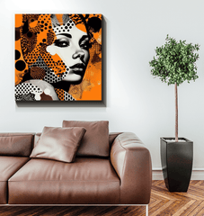 Artistic Illustration Inklings canvas for contemporary homes.