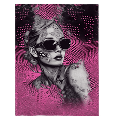Illustration Interludes Sherpa Blanket - Beyond T-shirts