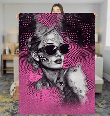 Illustration Interludes Sherpa Blanket - Beyond T-shirts