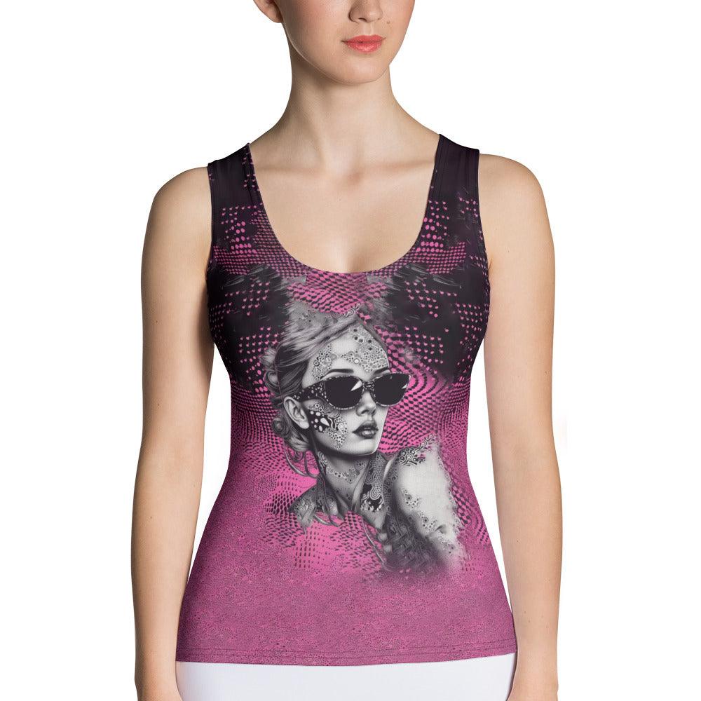 Illustration Interludes Sublimation Cut & Sew Tank Top - Beyond T-shirts