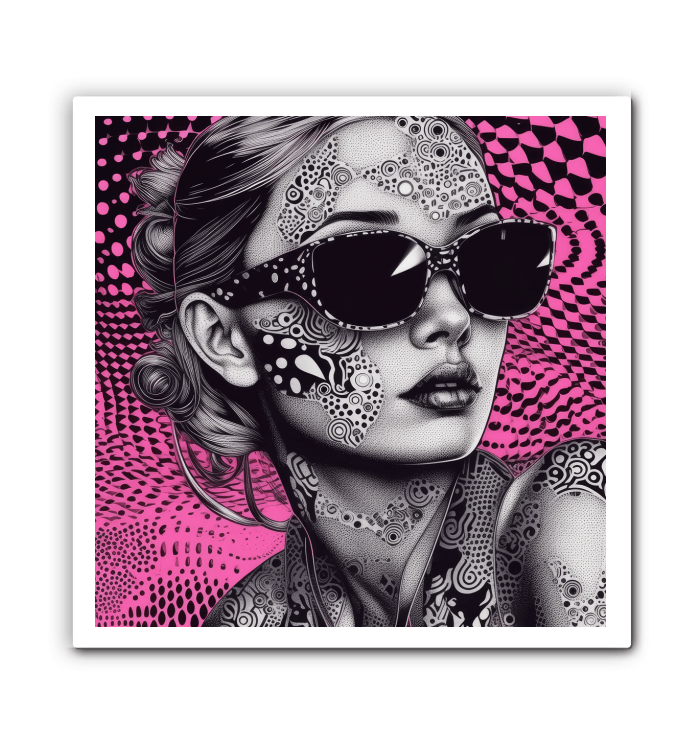 Artistic wrapped canvas suitable for modern home interiors.
