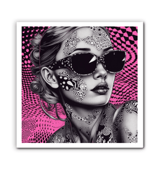 Artistic wrapped canvas suitable for modern home interiors.