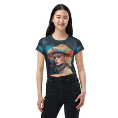 Illustrative Ideas All-Over Print Crop Tee - Beyond T-shirts